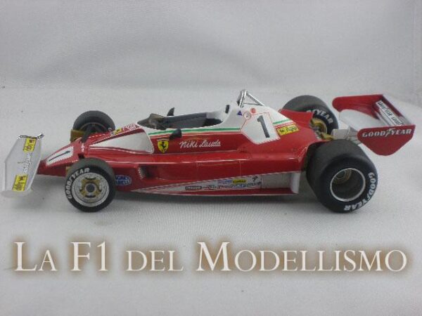 Modellino Ferrari 312 T2 Scala 1/24 - Le Grandi Ferrari F1 - N. Lauda 1976