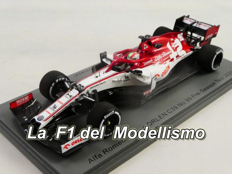 Alfa Romeo C39 2020 Spark Model 1:43 S6453 - Modellini F1 Diecast