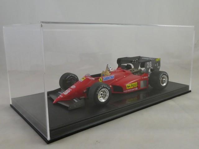 Maquette Ferrari 126 C4 GP Belgique 1984 Tameo Kits 1:43 - Montage Professionnel, Métal Blanc