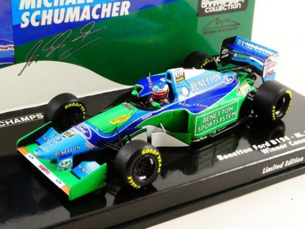 BENETTON B194 N°5 GP SUZUKA 1994 M. SCHUMACHER KIT Résine 1:43 Cham