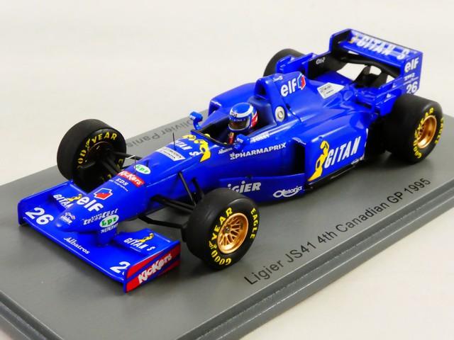 Amazon | スパークモデル 1/43 リジェ JS41 カナダGP 1995 4th O