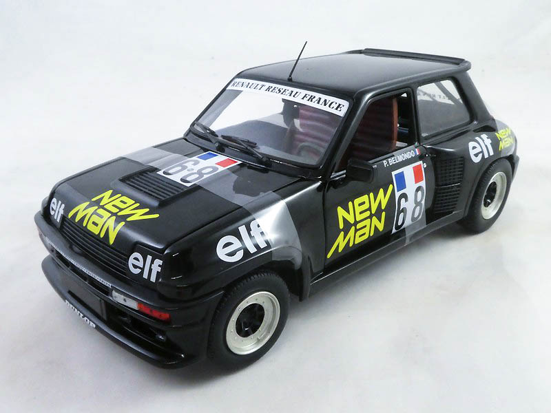 Voiture Miniature Renault 5 Turbo No 68 European Cup 1984 1/18 - S1801312  SOLIDO