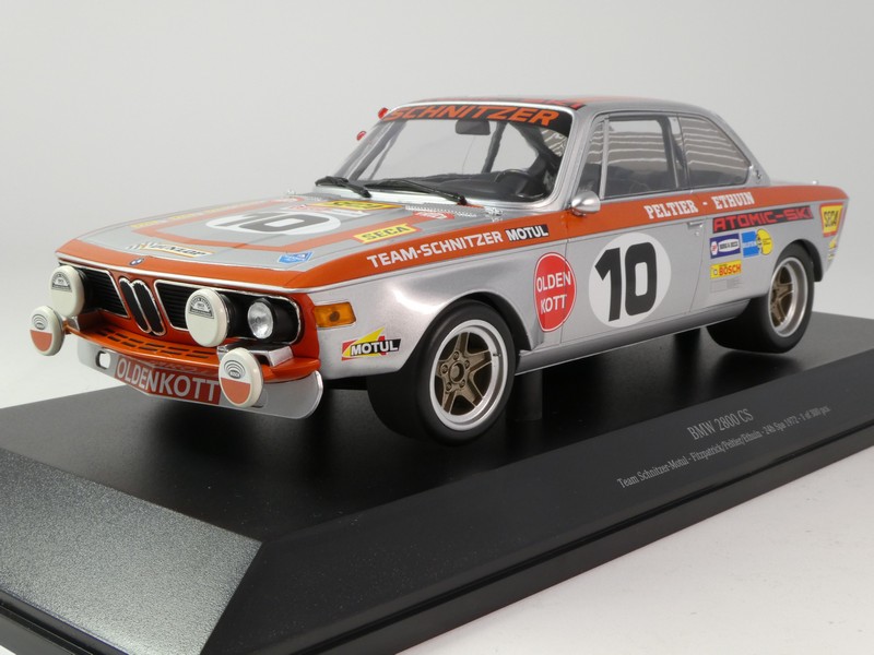 BMW 2800 CS 1972 Minichamps 1:18 155722710 - Modellini Pista
