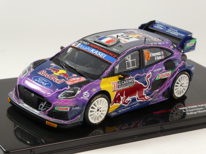 Ixo 1:43 Ford Puma Rally1 #16 Rallye Monte Carlo 2022 Fourmaux