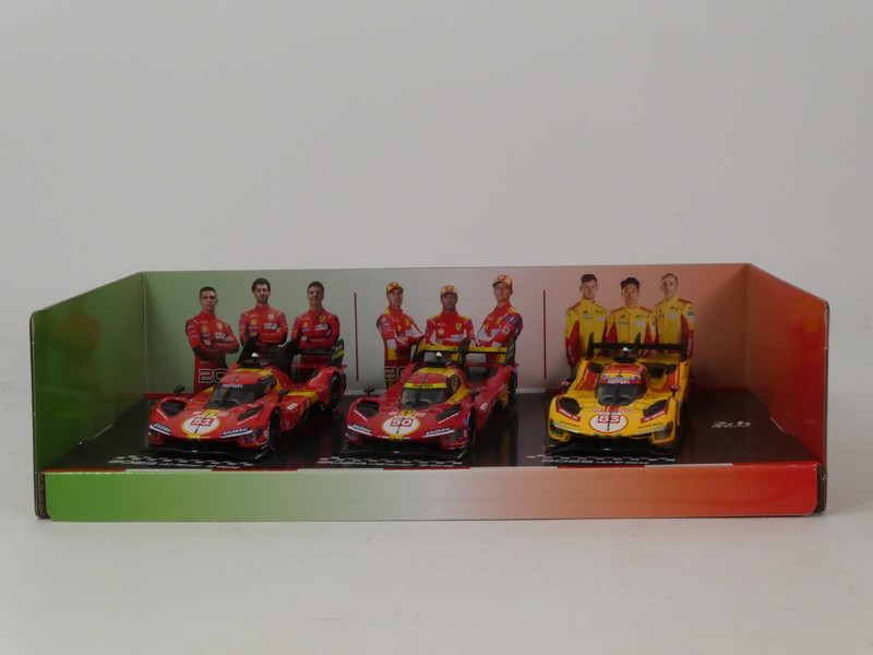 Ferrari 499P SET 3 Times Le Mans Winner 2023/24/25